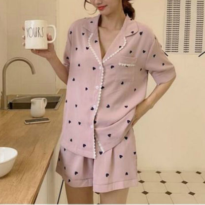 Pyjama Décontracté Élégant – Ensemble Doux pour la Maison