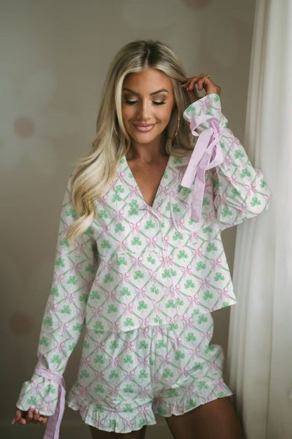 Printed Ladies Two-piece Set Homewear