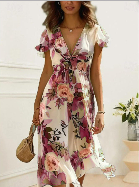 Robe Sans Manches à Taille Haute avec Laçage – Disponible en 4 Couleurs Tendance
