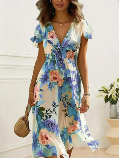 Robe Sans Manches à Taille Haute avec Laçage – Disponible en 4 Couleurs Tendance