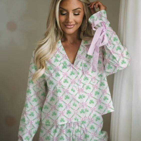 Printed Ladies Two-piece Set Homewear