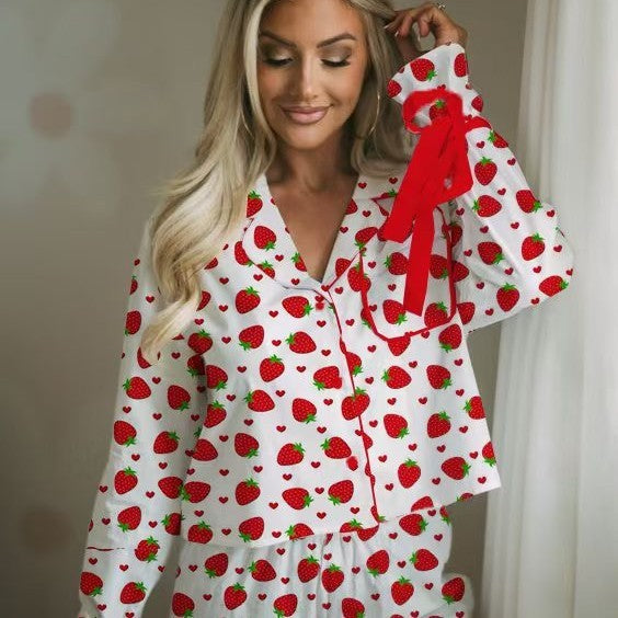 Printed Ladies Two-piece Set Homewear